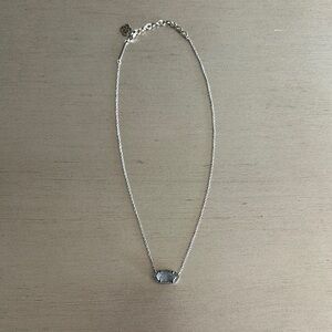 Kendra Scott Light Purple & Silver Necklace